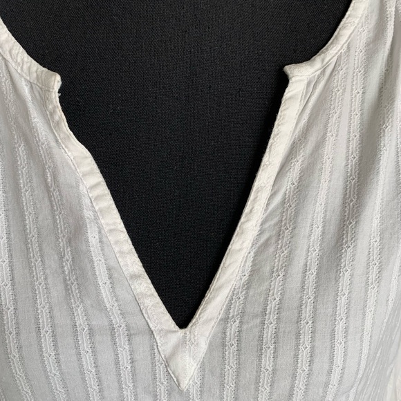 Cathy Daniels women’s 100% Cotton White Blouse Size Medium - Picture 10 of 17